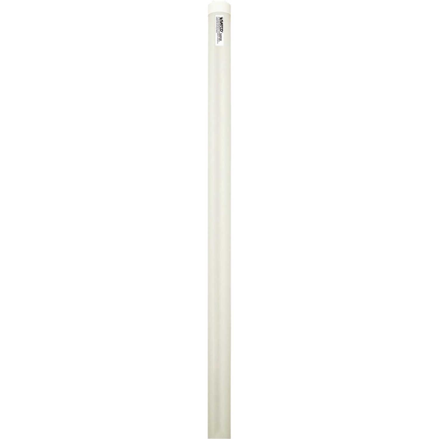 Satco 32W Equivalent 48 In. Cool White T8 Medium Bi-Pin LED Tube Light Bulb Image 1