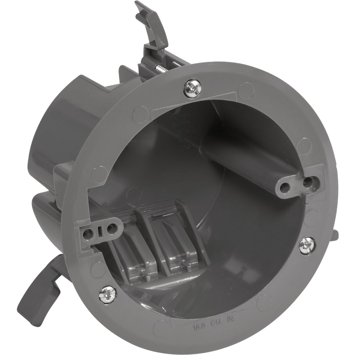 Gardner Bender 6 Lb. Rating Molded PVC 18 Cu. In. Ceiling Box