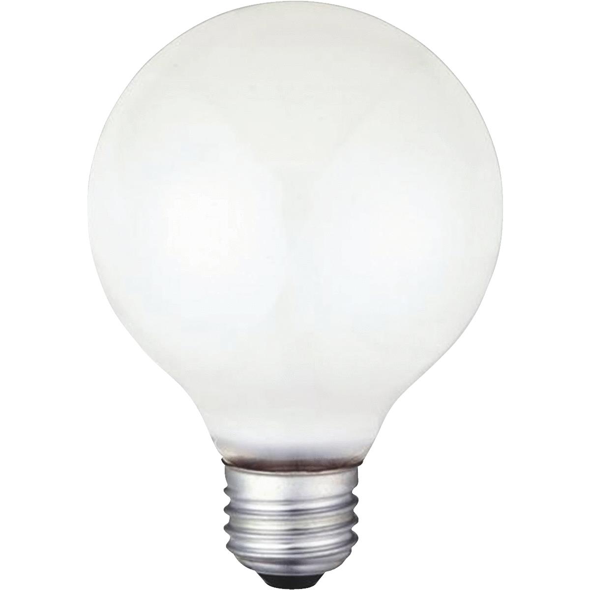 25W WHT GLOBE BULB Image 1