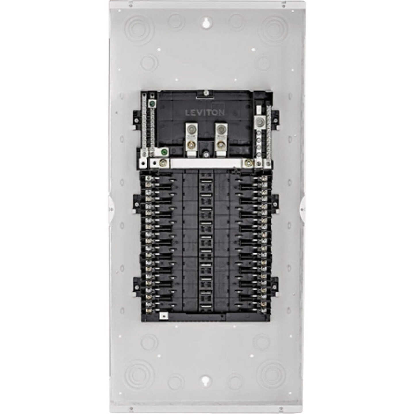 Leviton 125A 20-Space Indoor Load Center with Main Lugs Image 1