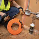 Klein 3/16 In. W. x 100 Ft. L. Fiberglass Fish Tape with Spiral Steel Leader Image 7