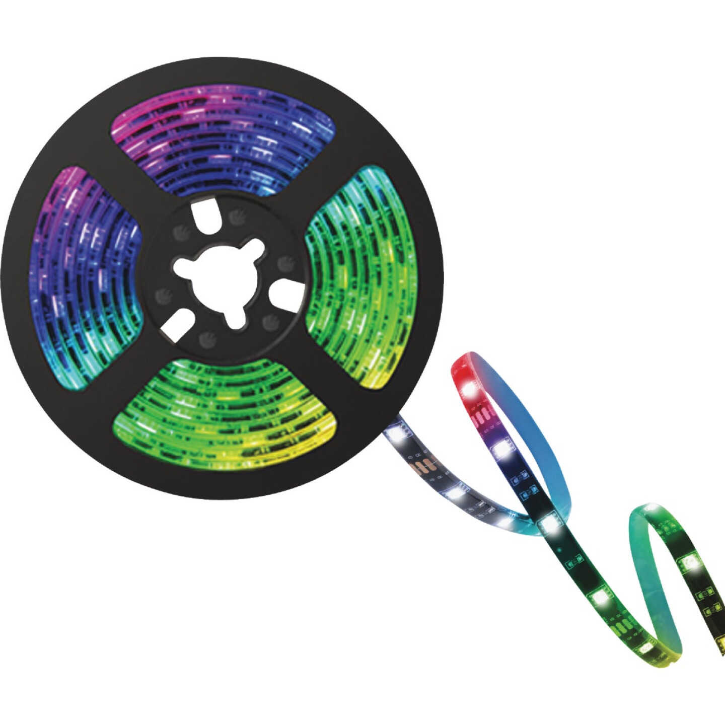 Energizer 50 Ft. Smart RGB & IC Outdoor WiFi LED Strip Light Set Image 1