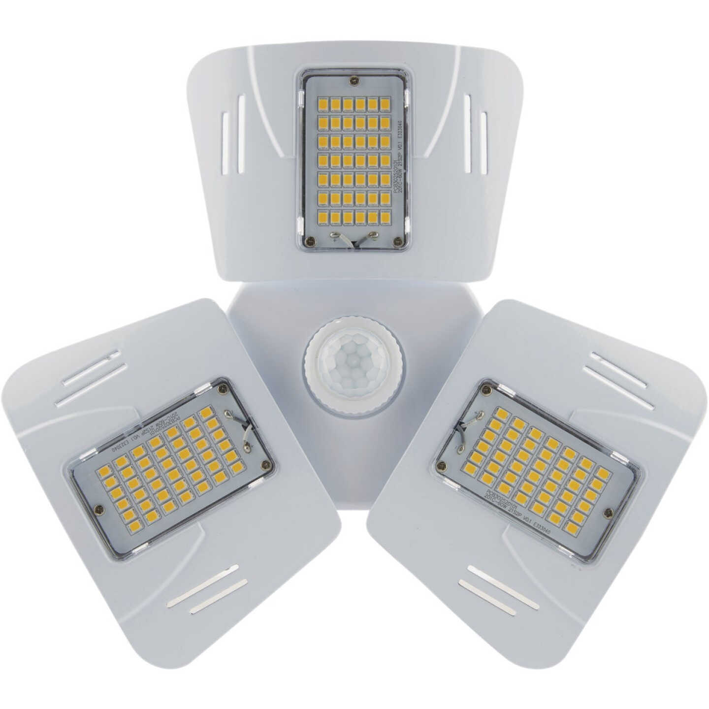 Satco Nuvo 175W HID Equivalent Corn Cob Medium Base Multi-Beam LED High-Intensity Replacement Light Bulb with Motion Sensor Image 3