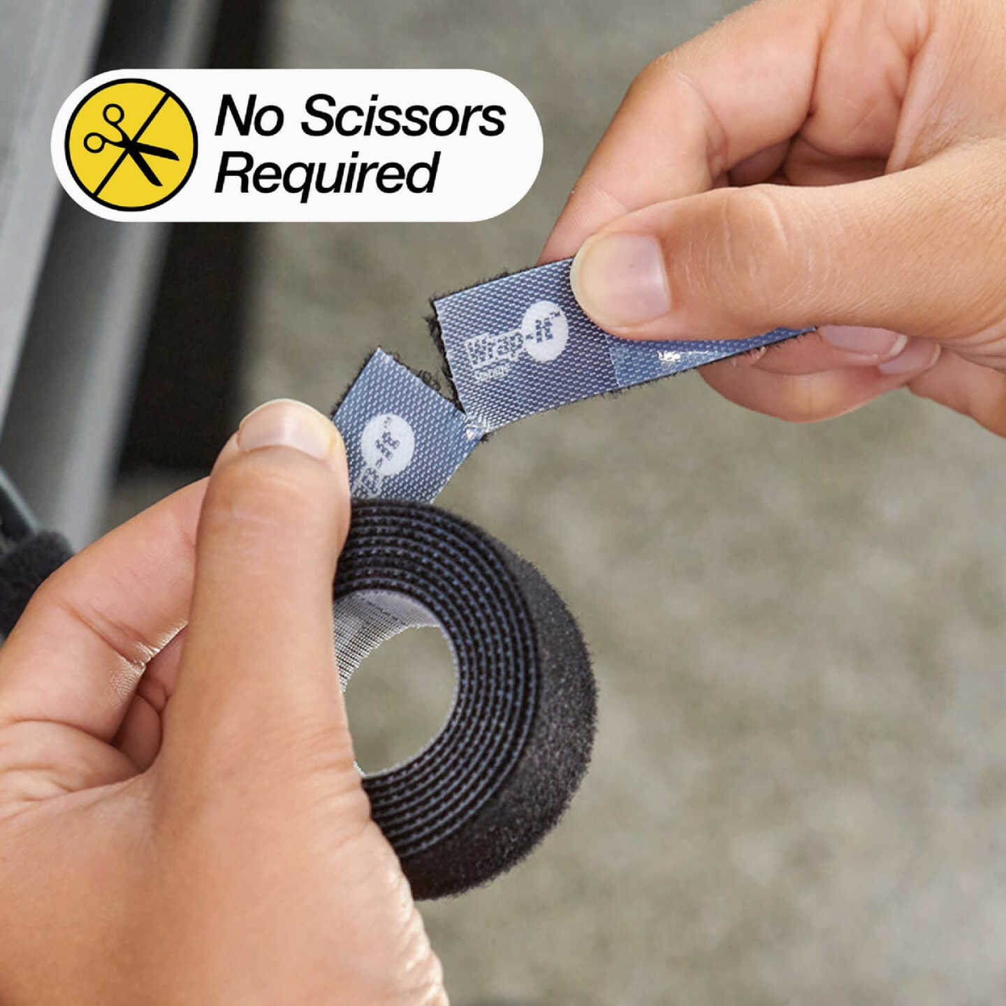 Wrap-It Storage 12 Ft. x 3/4 In. Self-Gripping Perforated Roll Image 2