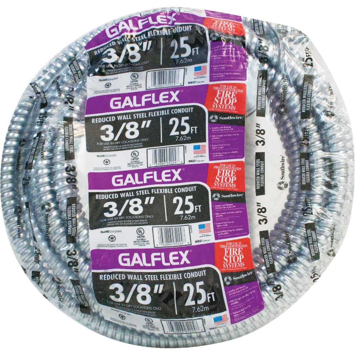 Southwire 3/8 In. x 25 Ft. RWS Flexible Flexible Metal Conduit Image 2