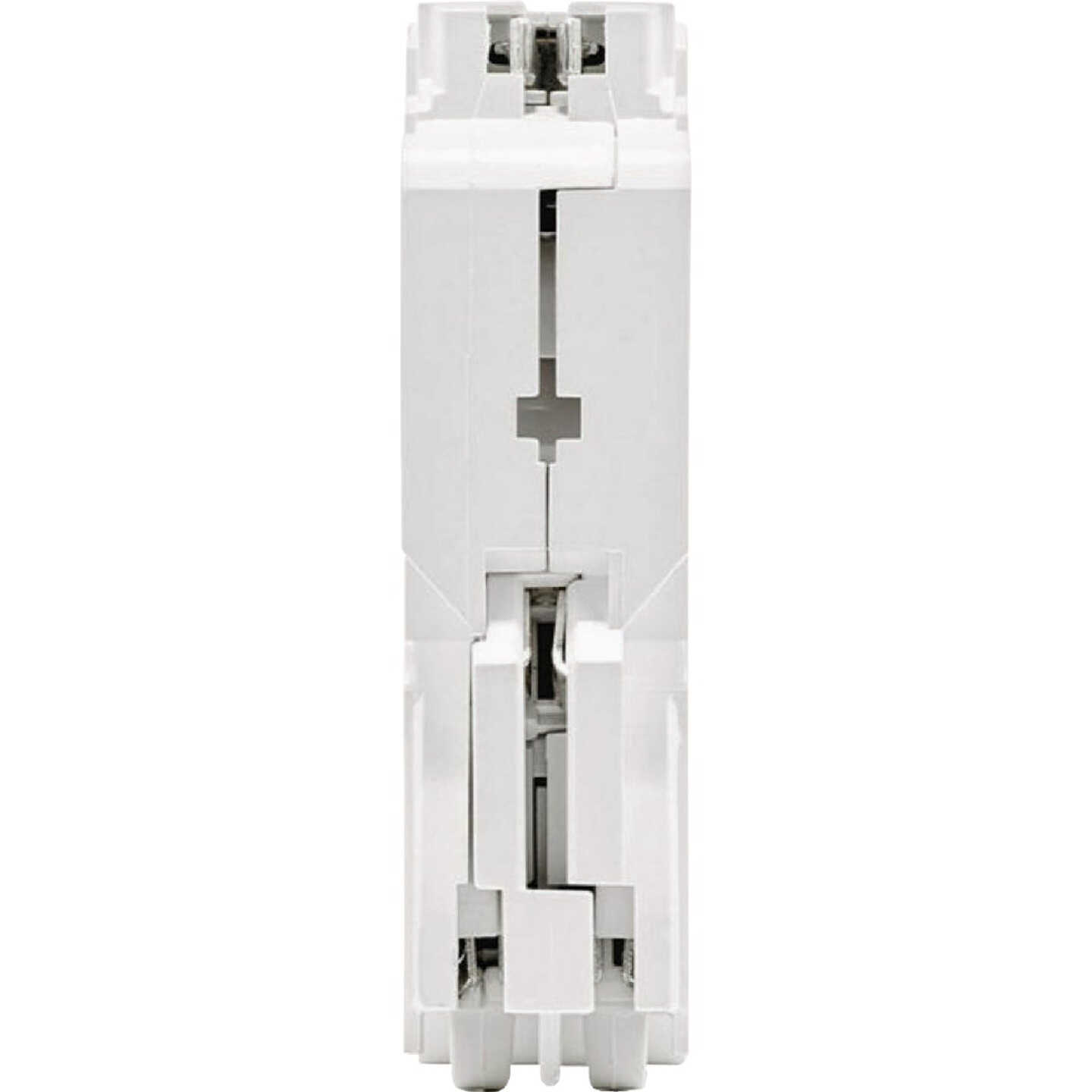 Leviton 20A 1-Pole Hydraulic Magnetic Trip Plug-On AFCI/GFCI White Branch Circuit Breaker Image 2
