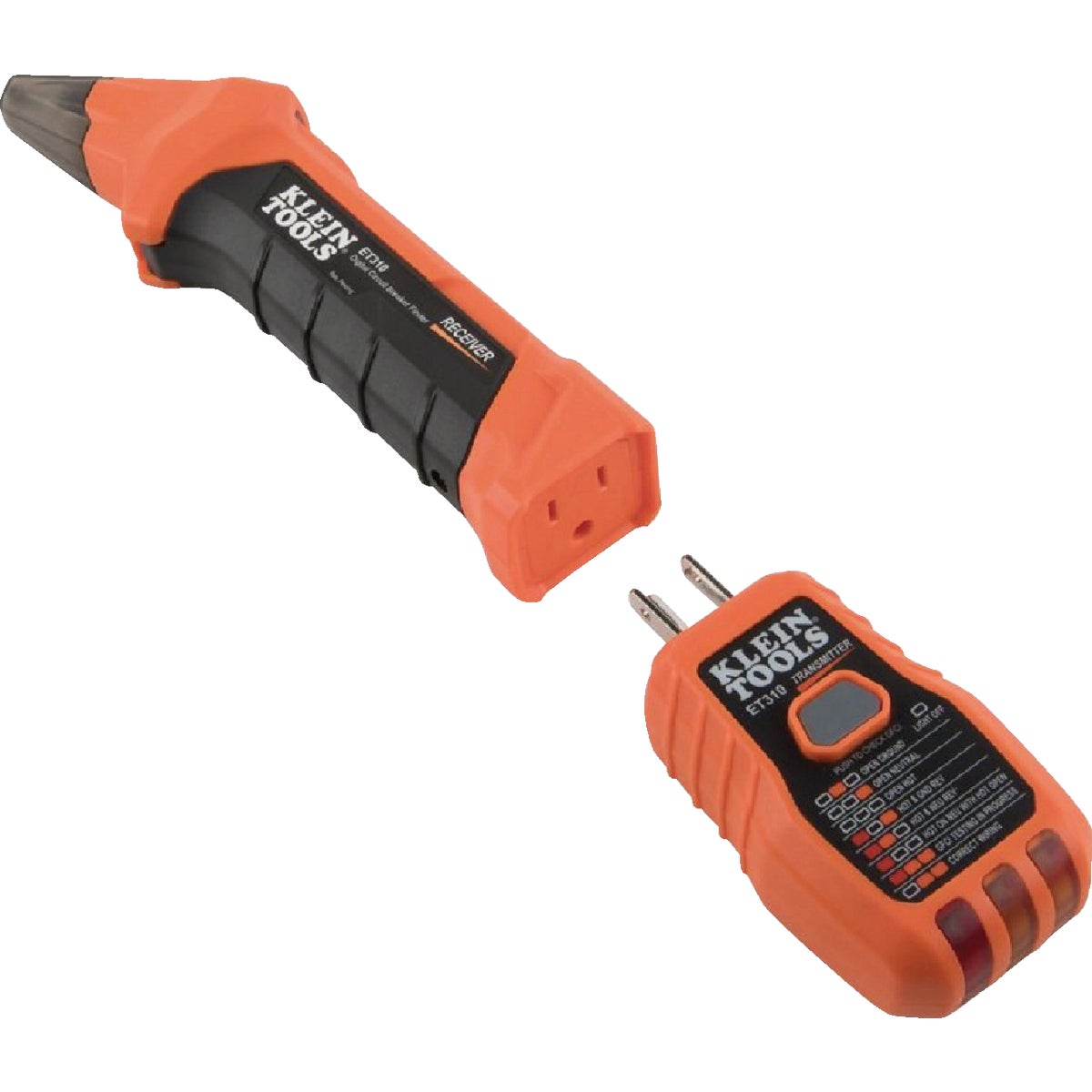 Klein 90V to 120V Circuit Breaker Finder with Integrated GFCI Outlet Tester Image 7