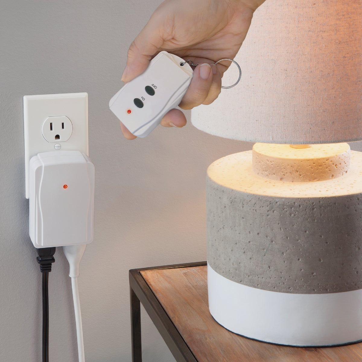 Prime 80 Ft. Range White Wireless with Remote Control Image 2