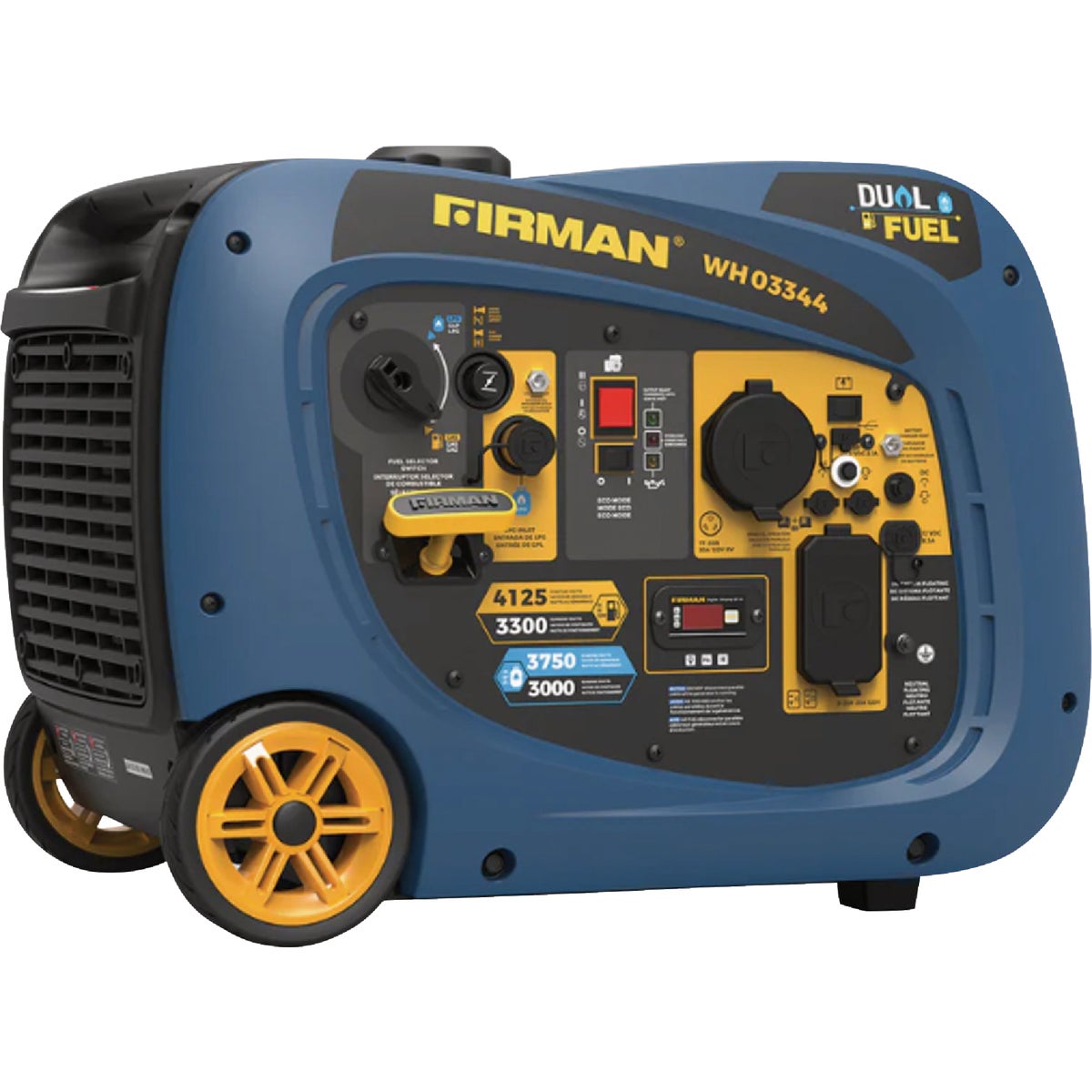 Firman 4125W Dual Fuel Electric Start Portable Inverter Generator