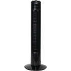 Denali Aire 32 In. 3-Speed Black Oscillating Tower Fan Image 1