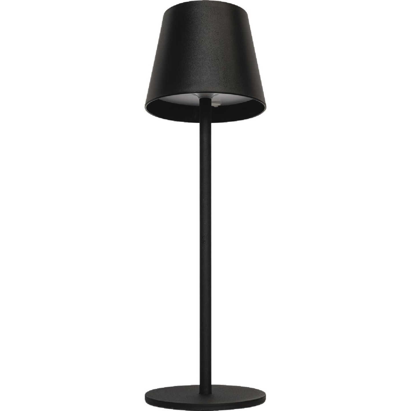 Westek Amerelle Denver Matte Black Rechargeable Indoor/Outdoor LED Lamp Image 1