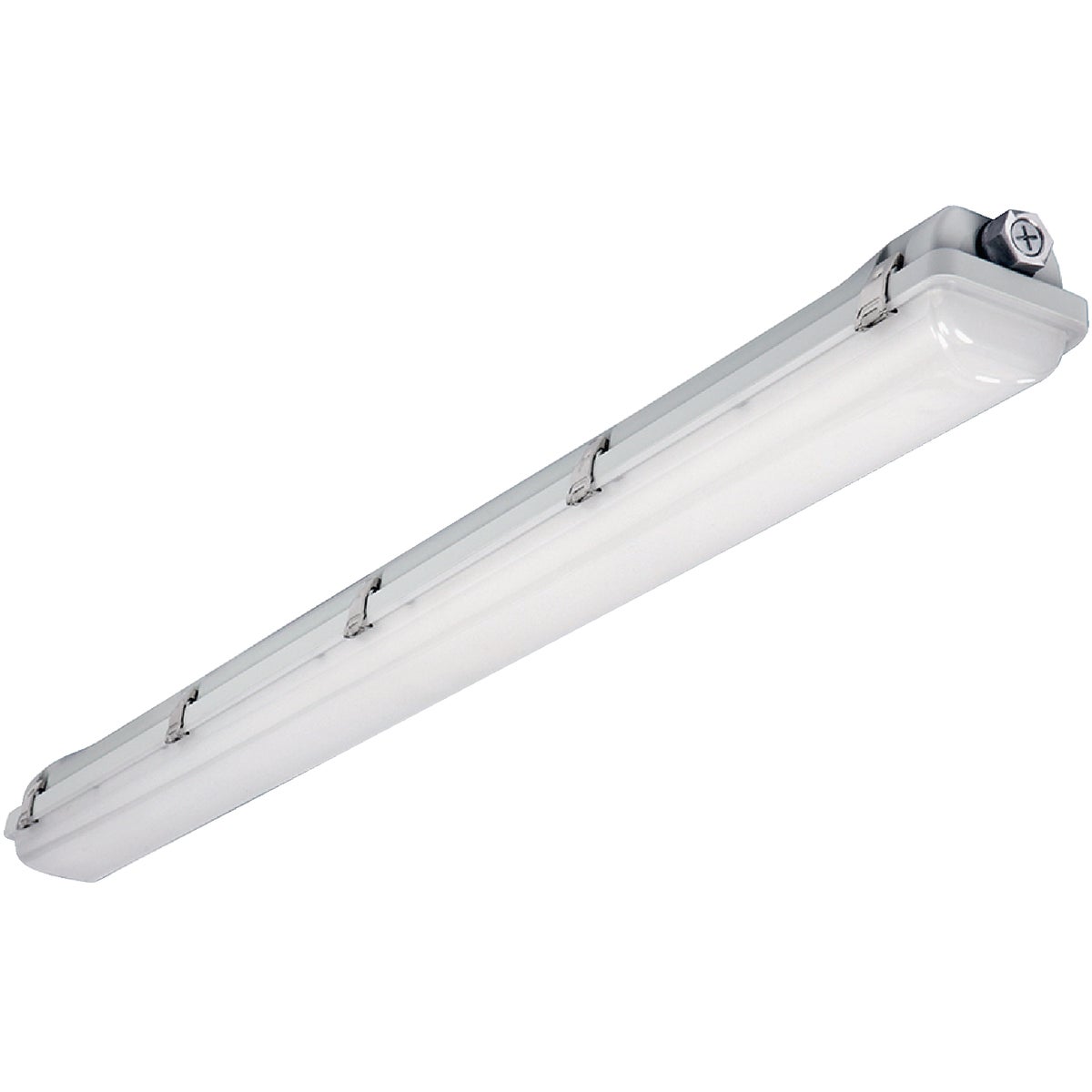Metalux 4 Ft. LED Industrial Vaportite Strip Light Ceiling Fixture Selectable CCT & Lumens