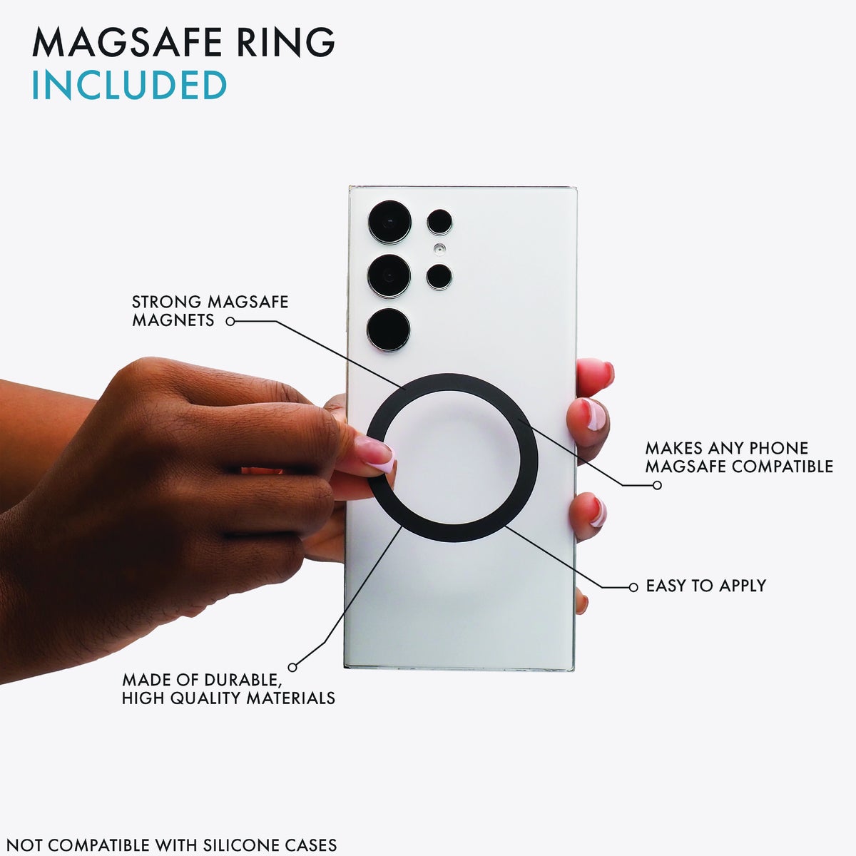 LoveHandle PRO for Magsafe Natural Glow Phone Grip Image 2