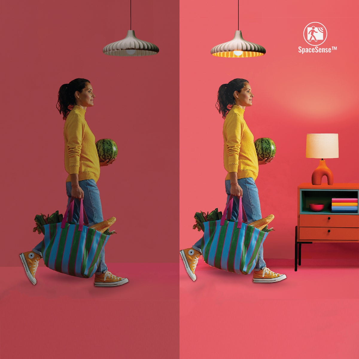 Wiz 65W Equivalent BR30 Medium Smart LED Light Bulb Image 4