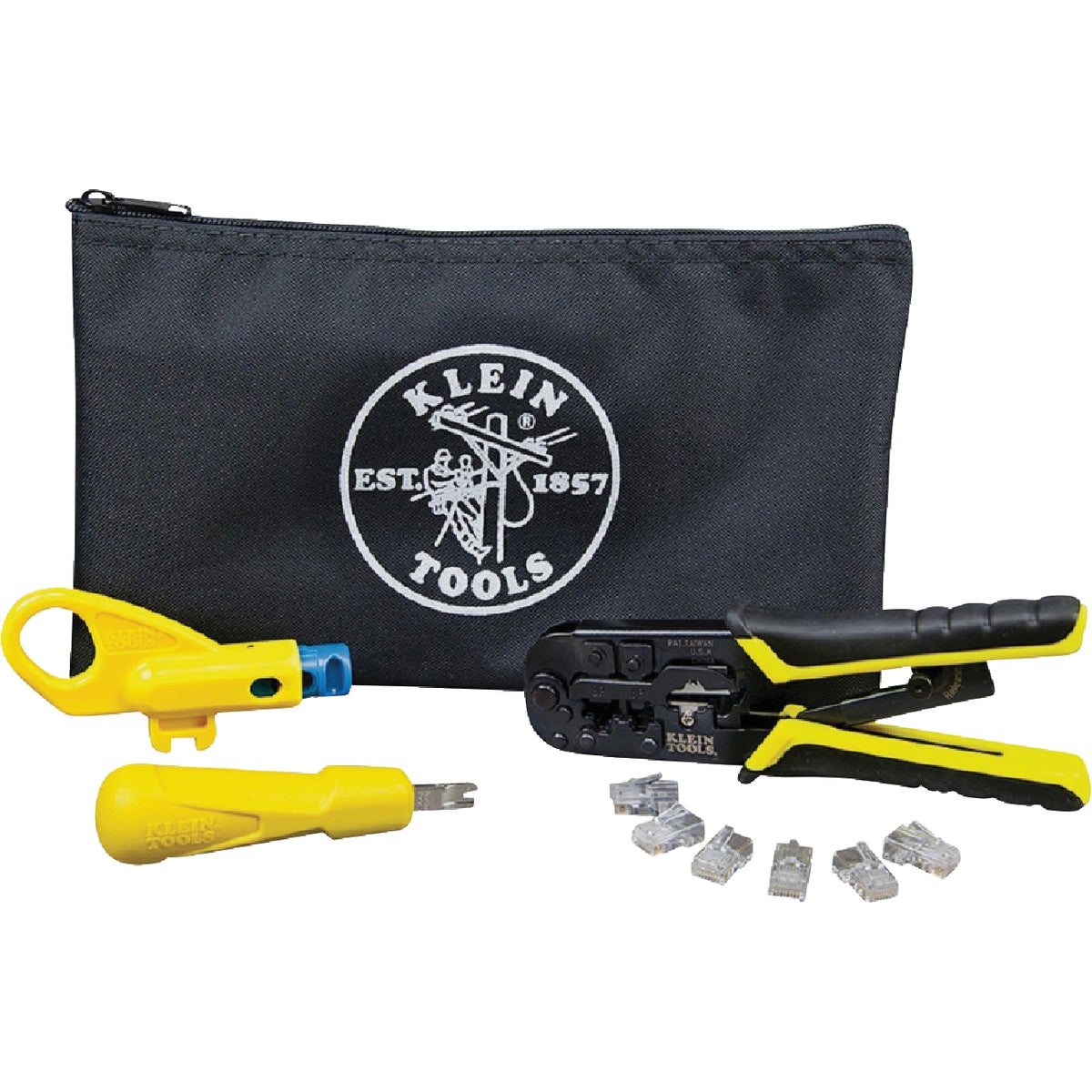 Klein Twisted Pair Modular Cable Connector Kit (10-Piece)