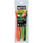 RETYZ EveryTie 8 In. Combo Pack Releasable Tie (30-Pack) Image 1