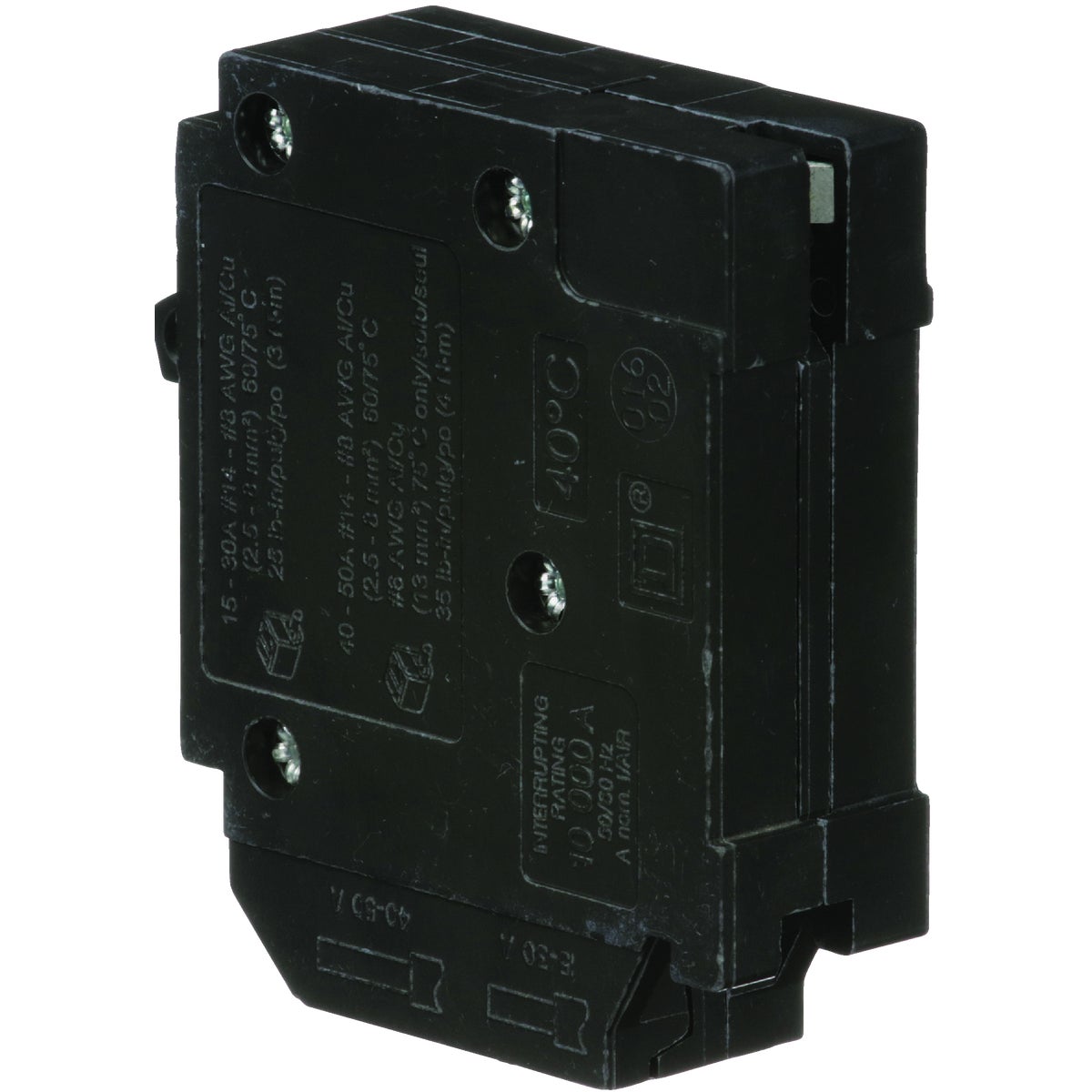 Square D Homeline 30A/15A Twin Single-Pole Standard Trip Tandem Circuit Breaker Image 5