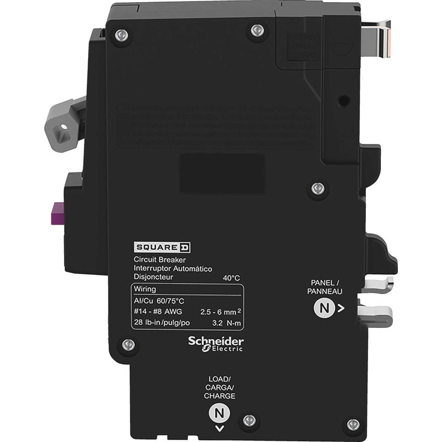 Square D QO 20A Single-Pole Dual Function Circuit Breaker Image 6