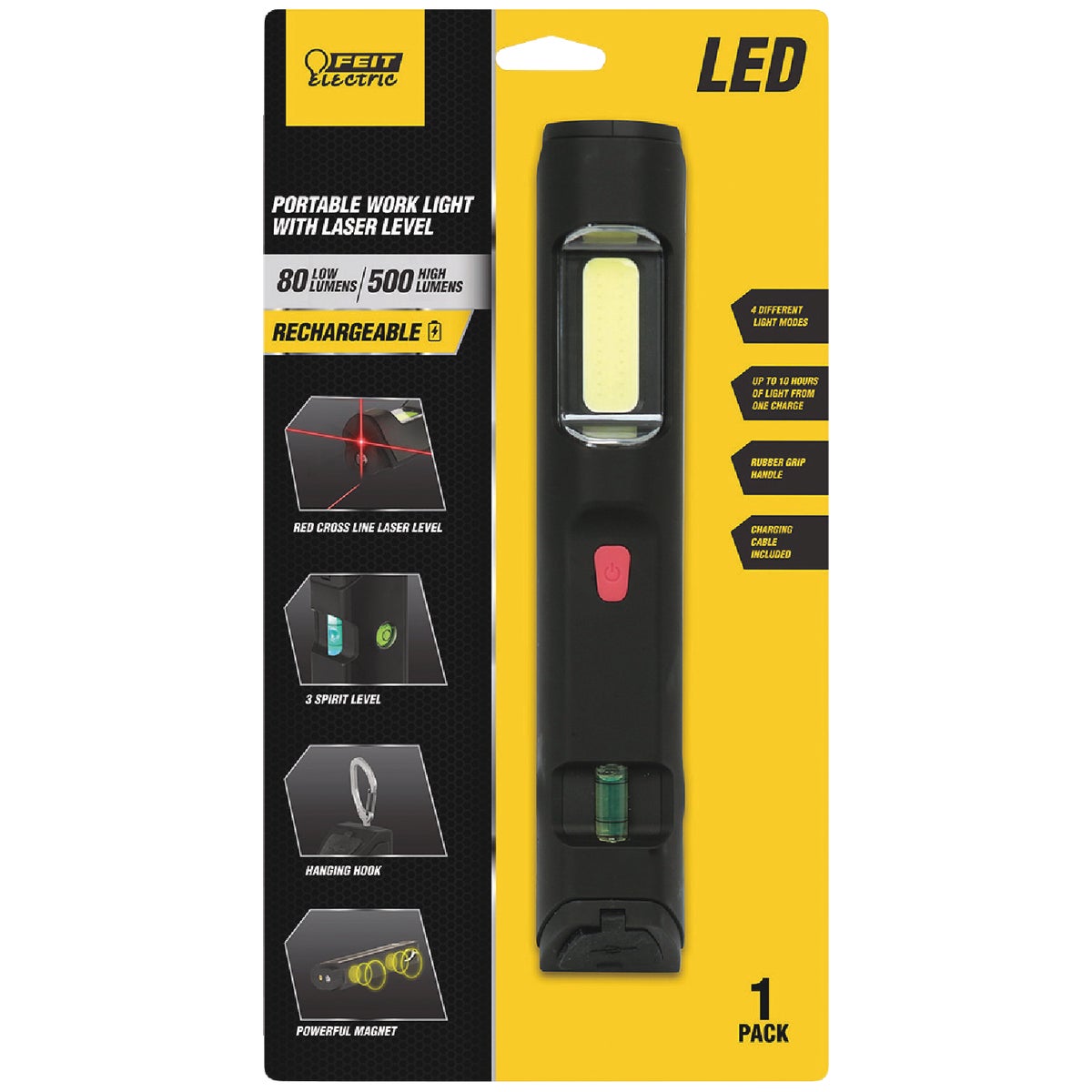 Feit Electric 500 Lm. LED Rechargeable Handheld Work Light