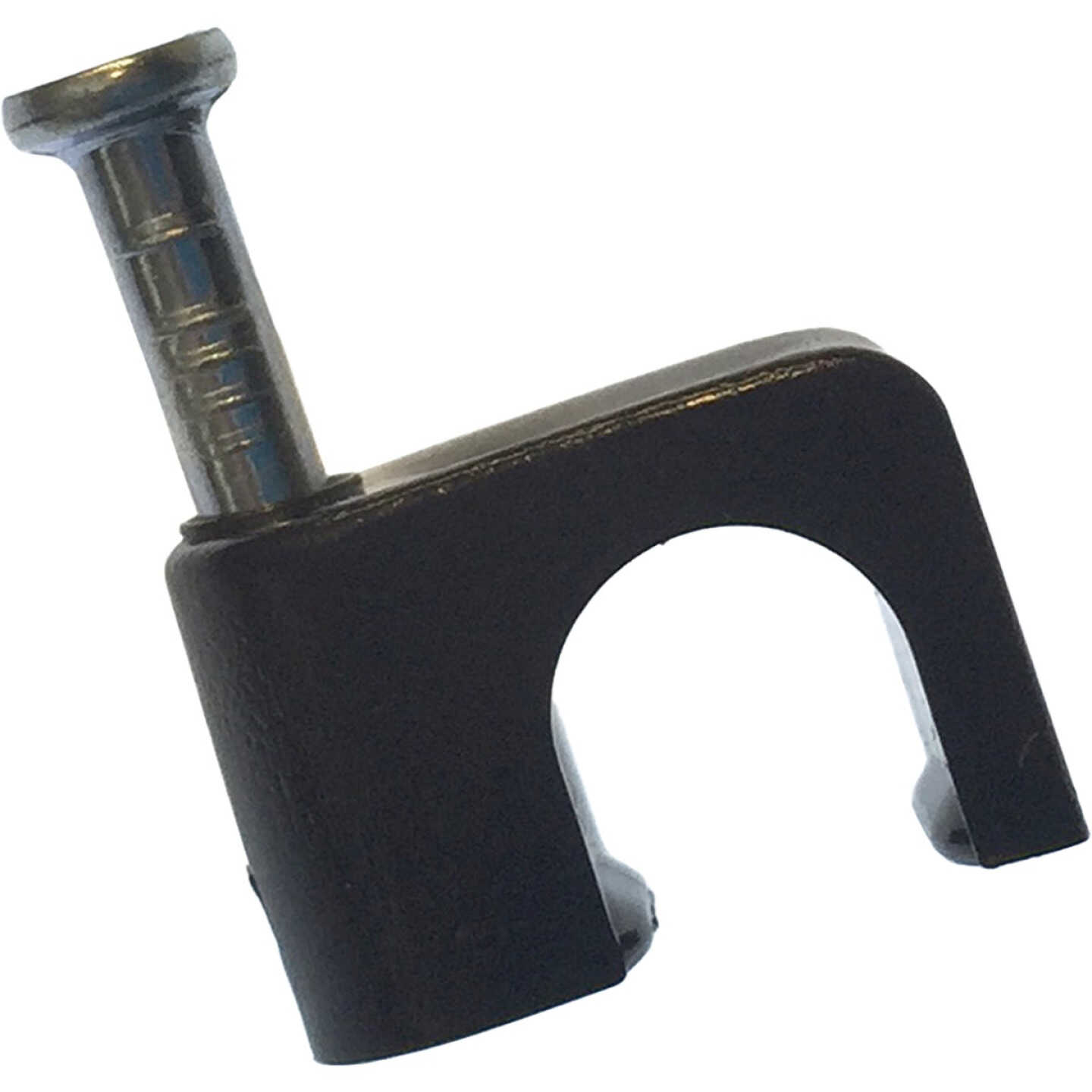 Gardner Bender 1/4 In. Black Polyethylene Clip-On Coaxial Masonry Staples (25-Pack) Image 1