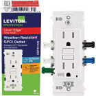 Leviton Lever Edge Self-Test 15A Tamper/Weather-Resistant GFCI Duplex Outlet Image 1