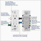 Leviton Lever Edge Self-Test 15A Tamper/Weather-Resistant GFCI Duplex Outlet Image 4