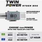 Police Security Ryder Twin Power 800 Lm. LED Headlamp Image 2