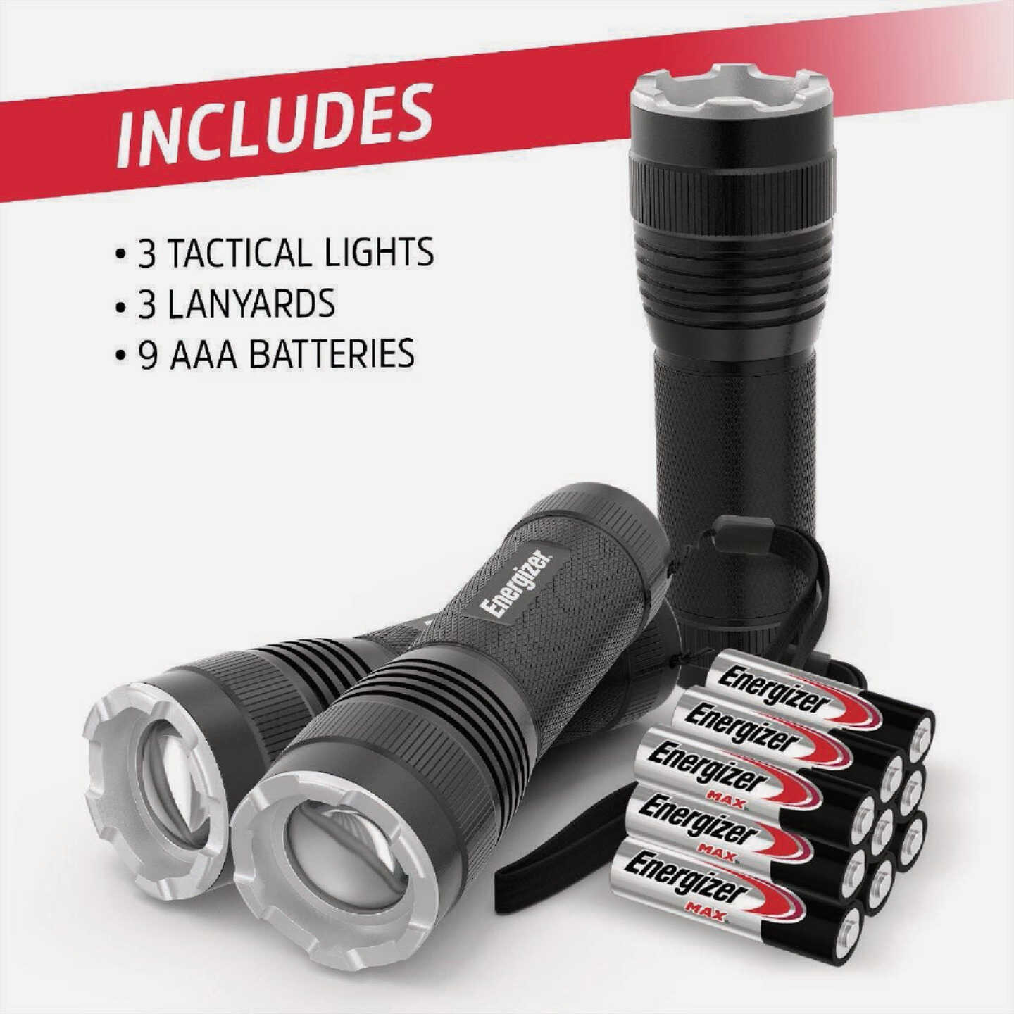 Energizer 300 Lm. LED Tactical Flashlight (3-Pack) Image 2