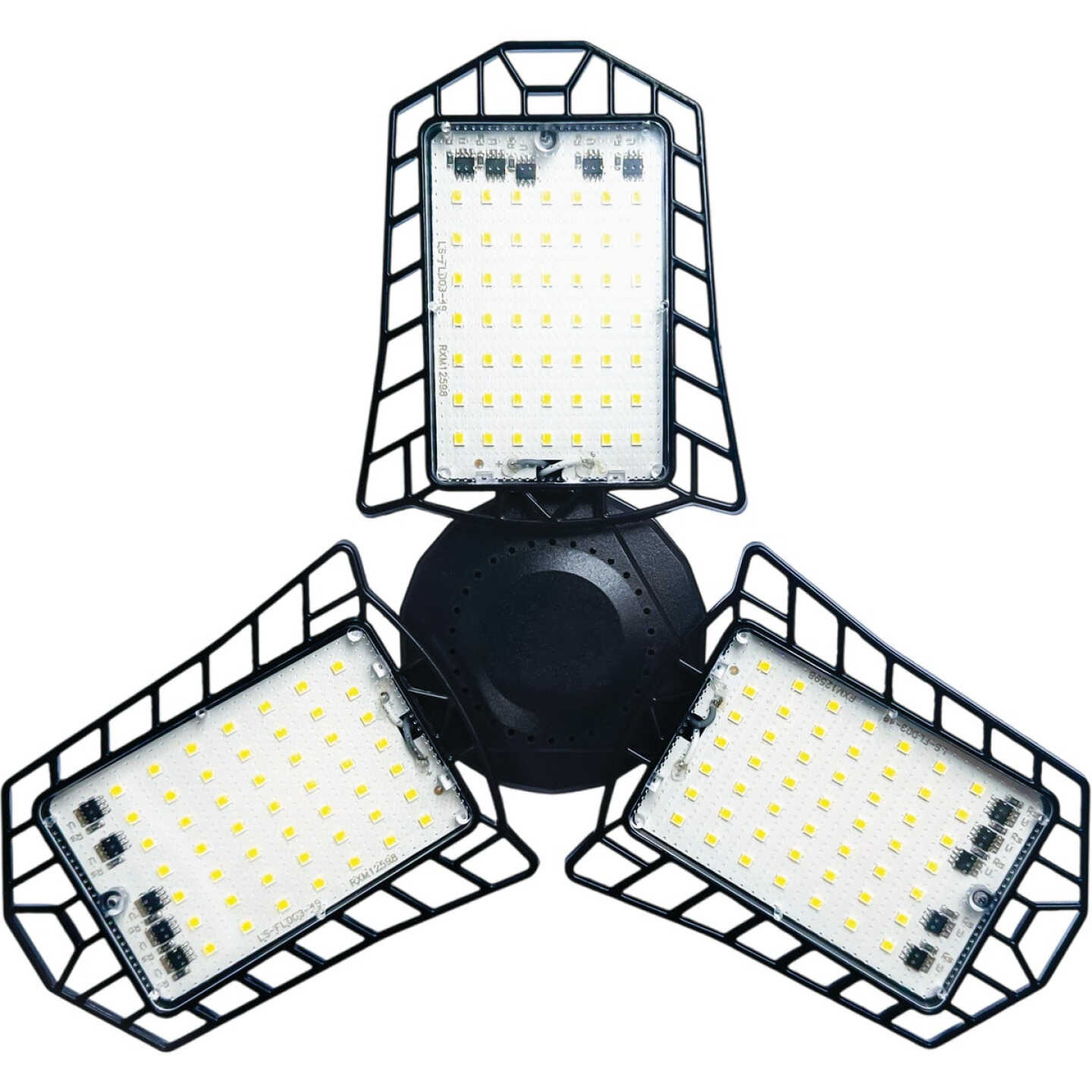 Master Electrician 3-Panel 100W 5000K Garage Light Image 1