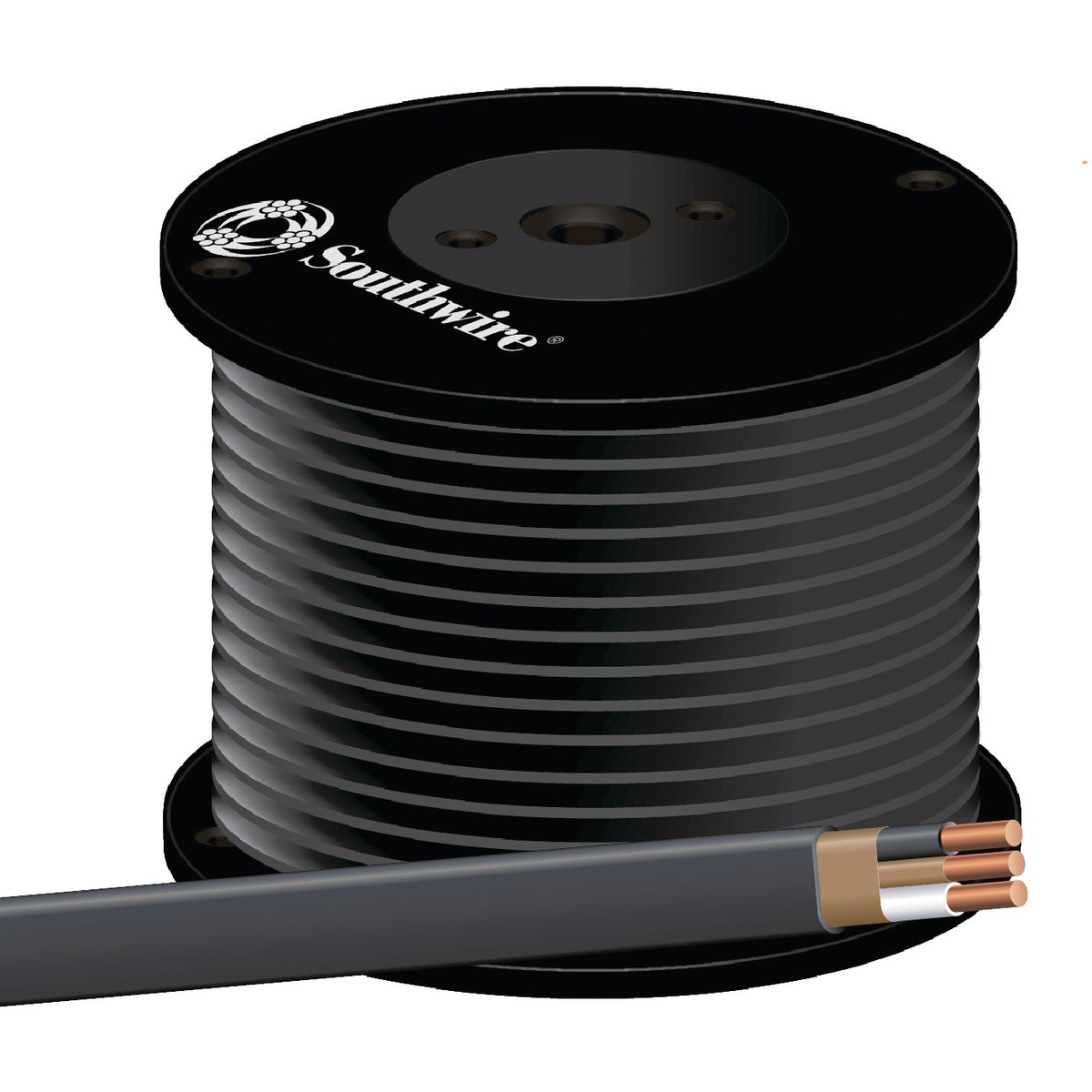 Romex 500 Ft. 6/2 Stranded Black NMW/G Electrical Wire