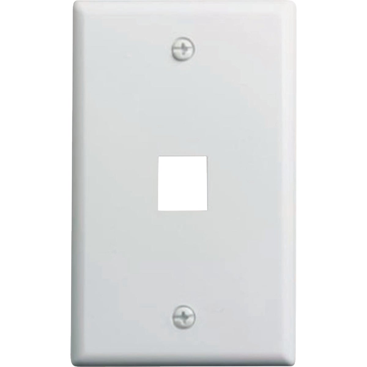 Legrand On-Q 1-Port Keystone Wall Plate, White