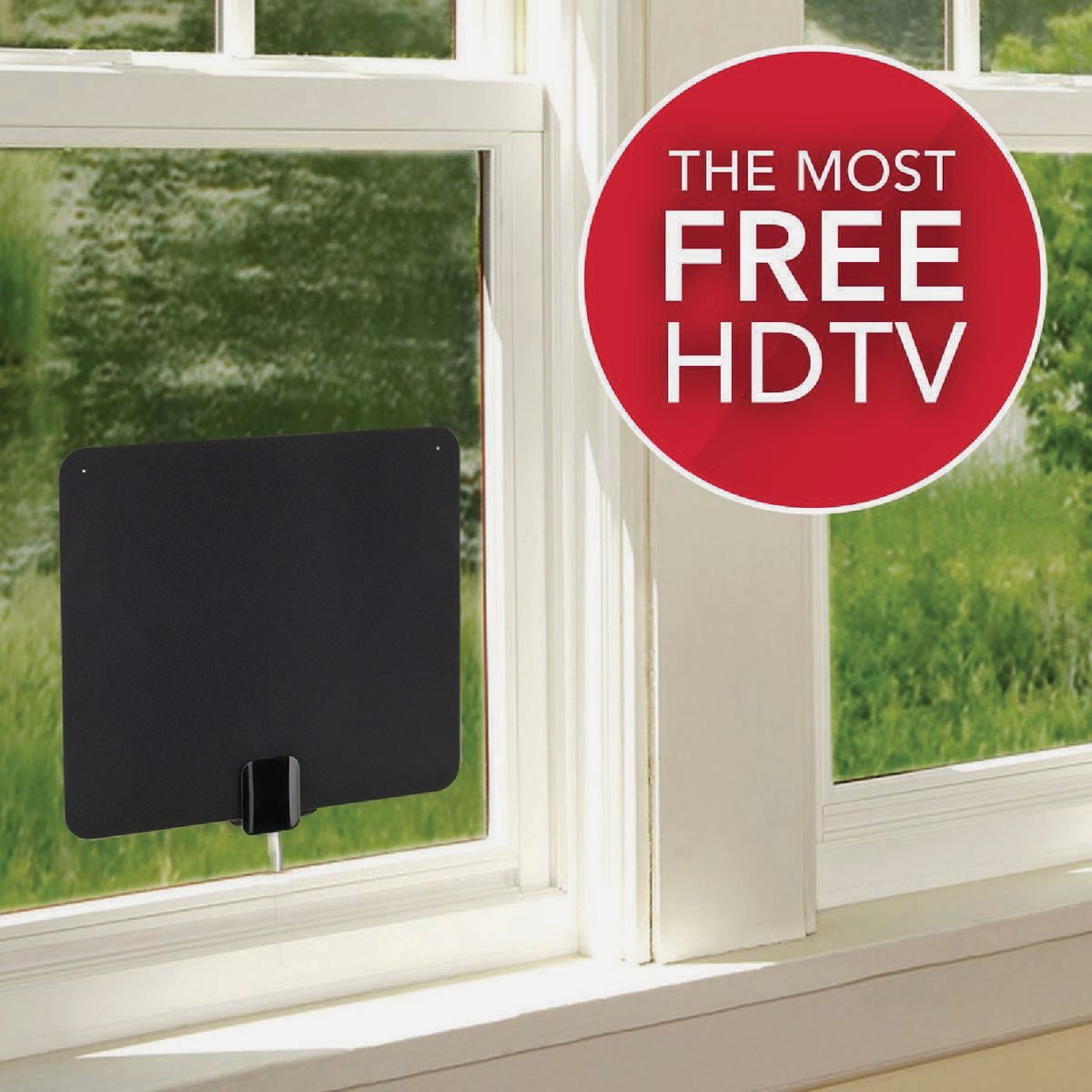RCA Amplified Ultra-Thin Multi-Directional Indoor HDTV Antenna Image 2
