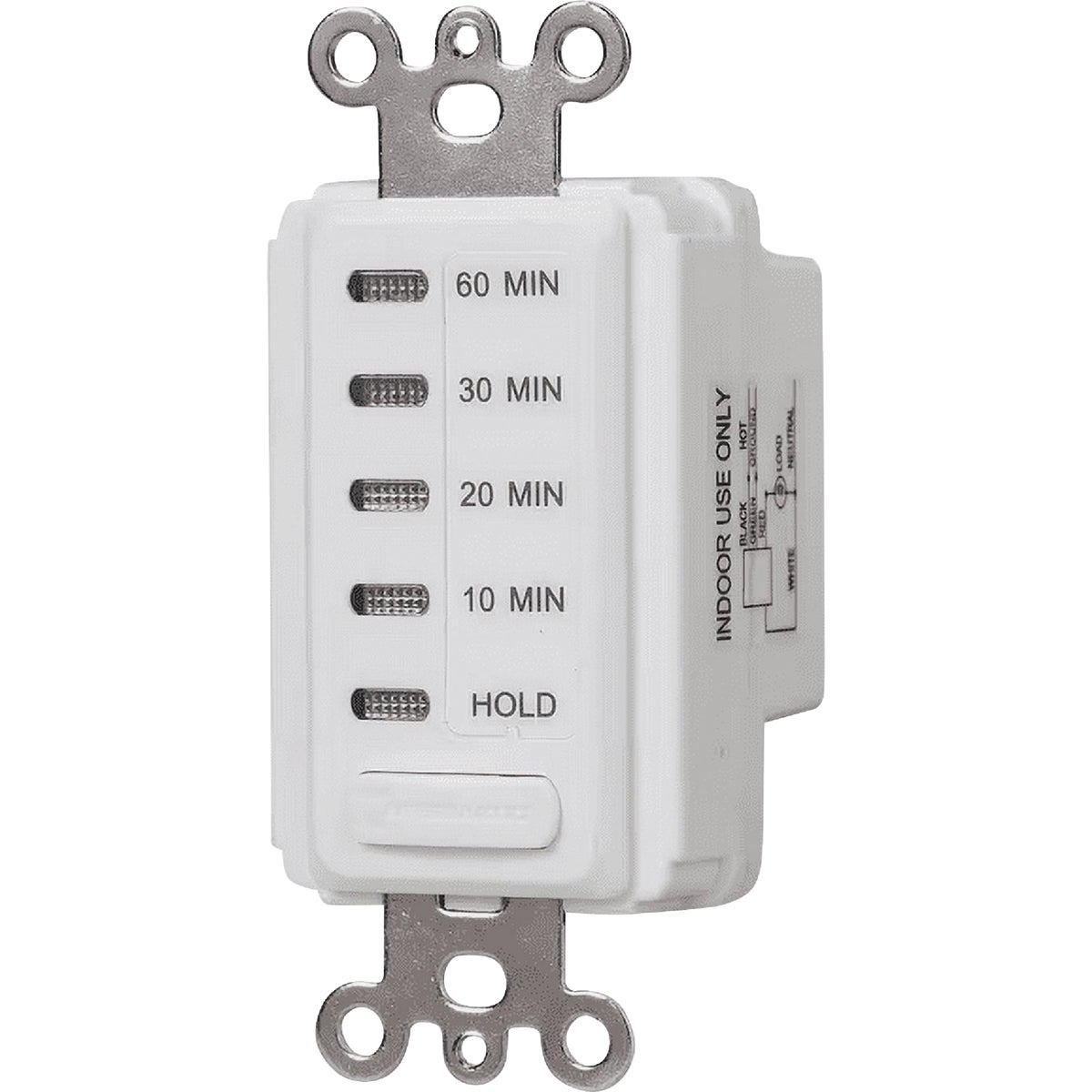 Intermatic 120V 15A In-Wall Electronic Countdown Timer with Pre-Set Times Image 2