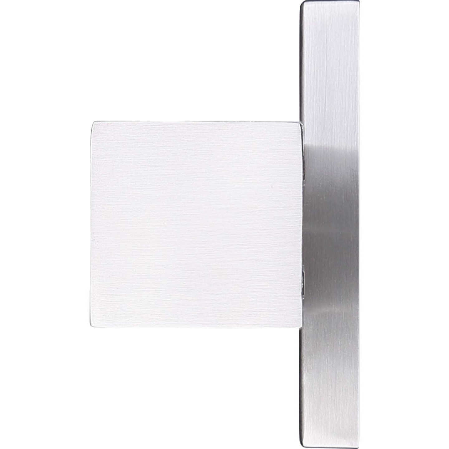 Canarm Jonah 24 In. Brushed Nickel LED Vanity Bath Light Fixture, Square Glossy Opal Glass Image 4