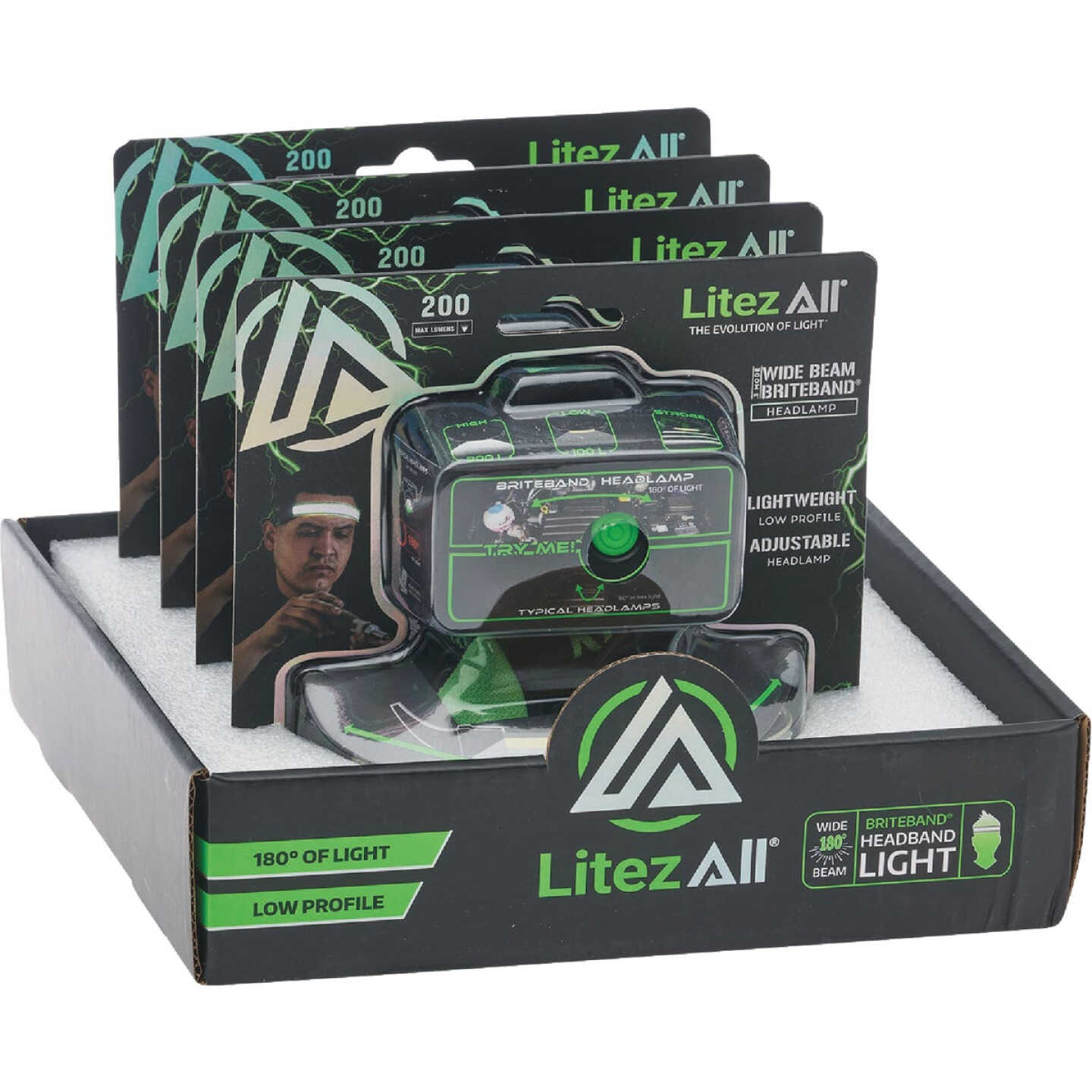 LitezAll Briteband 200 Lm. Headband Light Image 3