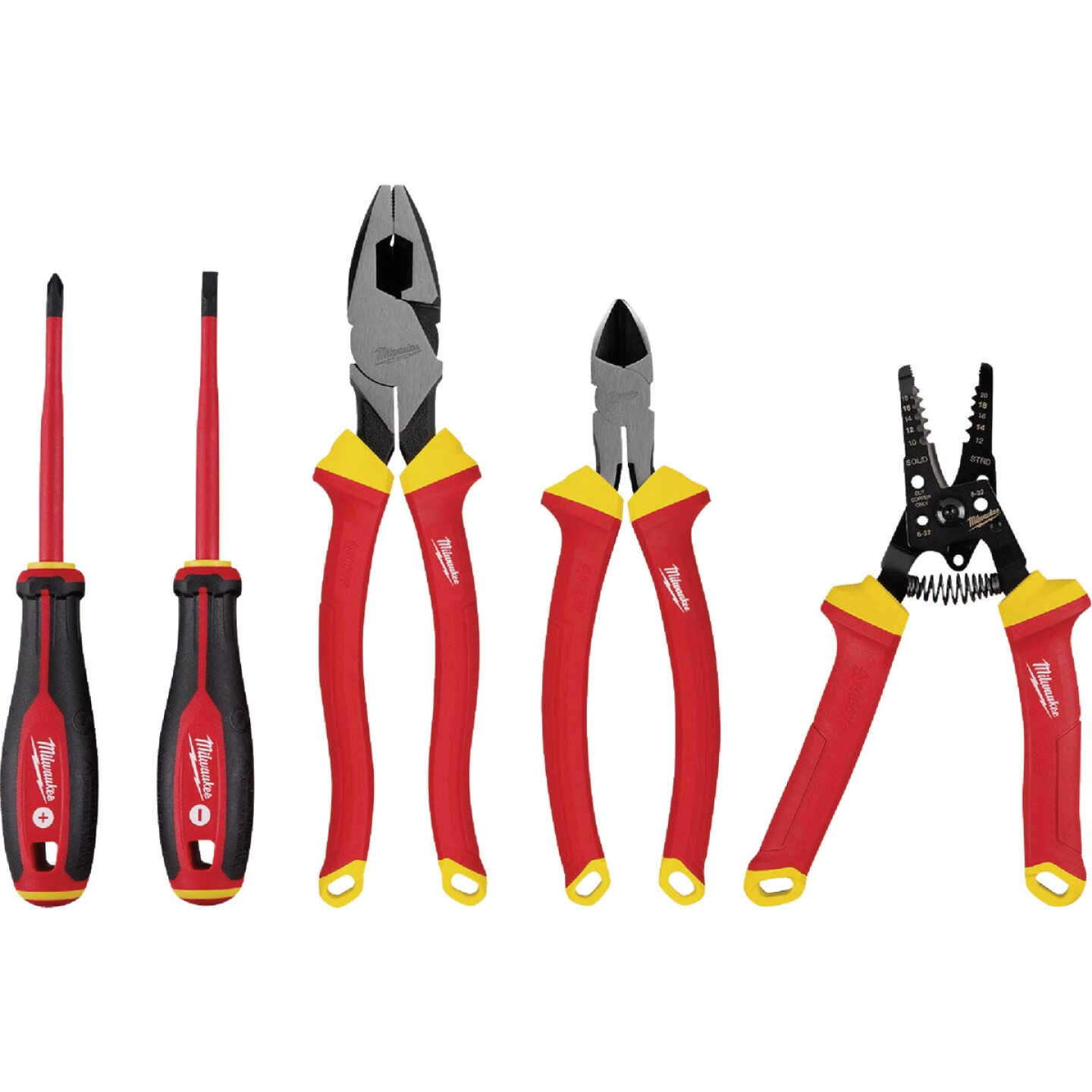 Milwaukee 1000V Insulated Hand Tool Set (5-Piece) Image 1