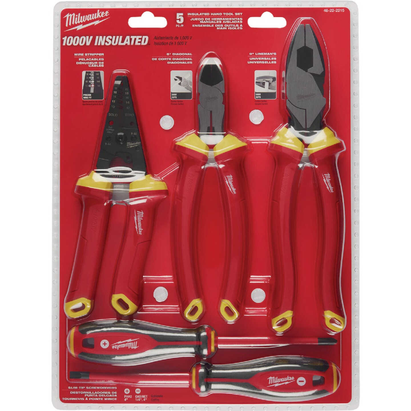 Milwaukee 1000V Insulated Hand Tool Set (5-Piece) Image 10