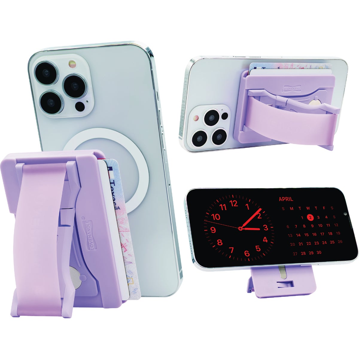 LoveHandle PRO Wallet for MagSafe Lavender Glow Wallet Image 1