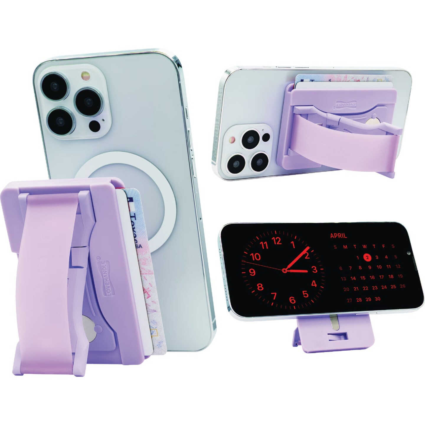 LoveHandle PRO Wallet for MagSafe Lavender Glow Wallet Image 1