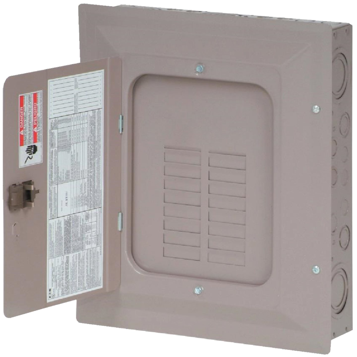 Eaton CH 125A 12-Space 24-Pole Indoor Plug-On Neutral Main Lug Load Center Image 1