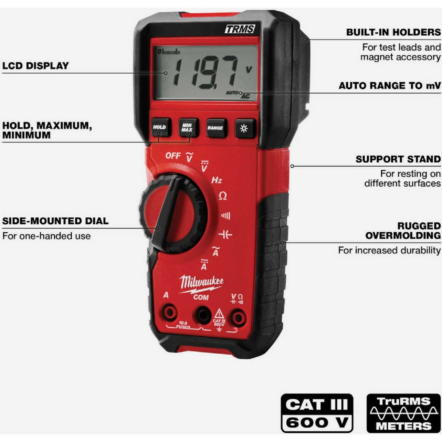Milwaukee Digital Multimeter Image 2