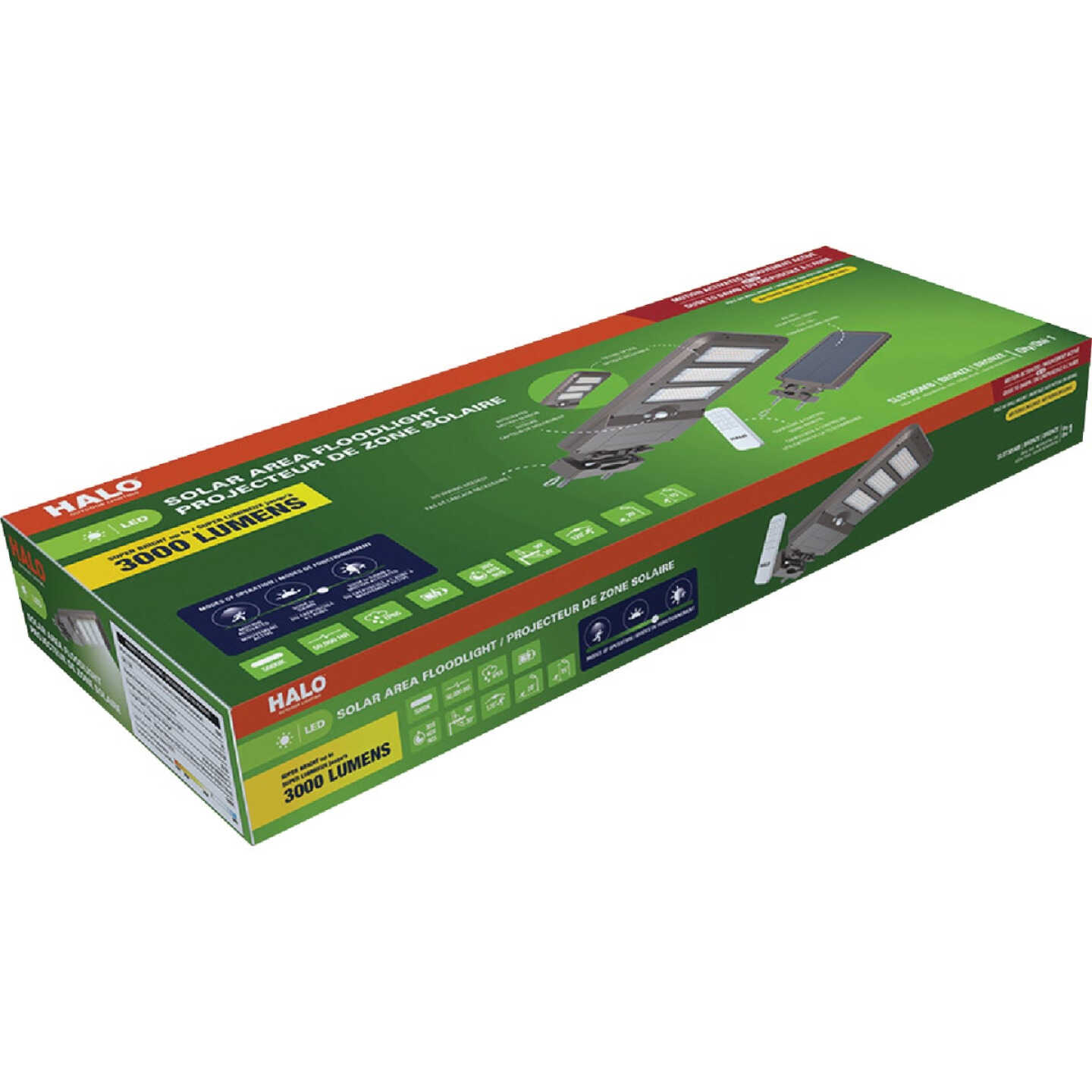 Halo Bronze Motion Activated Dusk to Dawn 3000 Lm. Solar Flood Light with Remote Control Image 7