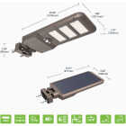 Halo Bronze Motion Activated Dusk to Dawn 3000 Lm. Solar Flood Light with Remote Control Image 2