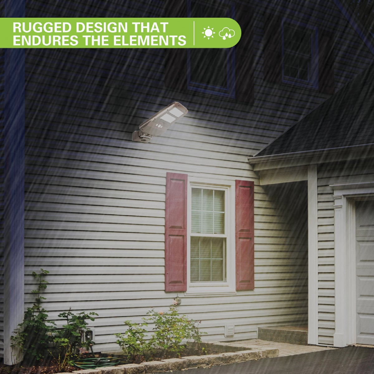 Halo Bronze Motion Activated Dusk to Dawn 3000 Lm. Solar Flood Light with Remote Control Image 4