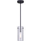 Home Impressions Joni 1-Bulb Black Incandescent Pendant Light Fixture Image 1