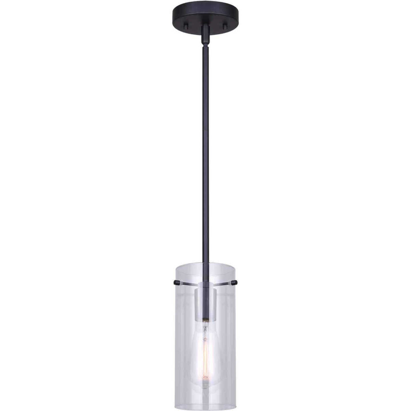 Home Impressions Joni 1-Bulb Black Incandescent Pendant Light Fixture Image 1