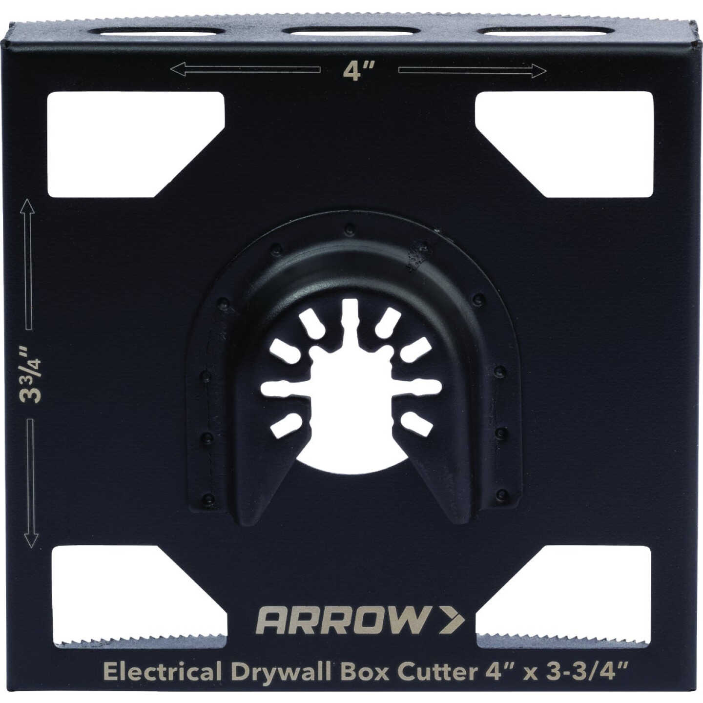 Arrow 4 In. x 3-3/4 In. Double Gang Box Cutter Image 1