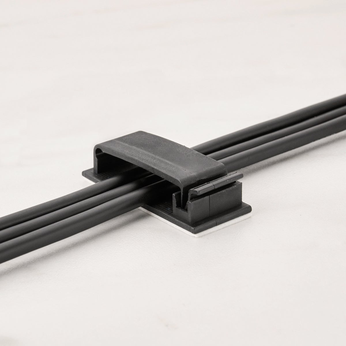 Wrap-It Storage Medium Black Cable Guides (10-Pack) Image 2