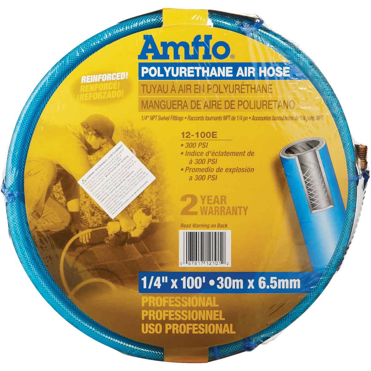 Amflo 1/4 In. x 100 Ft. Polyurethane Air Hose Image 2