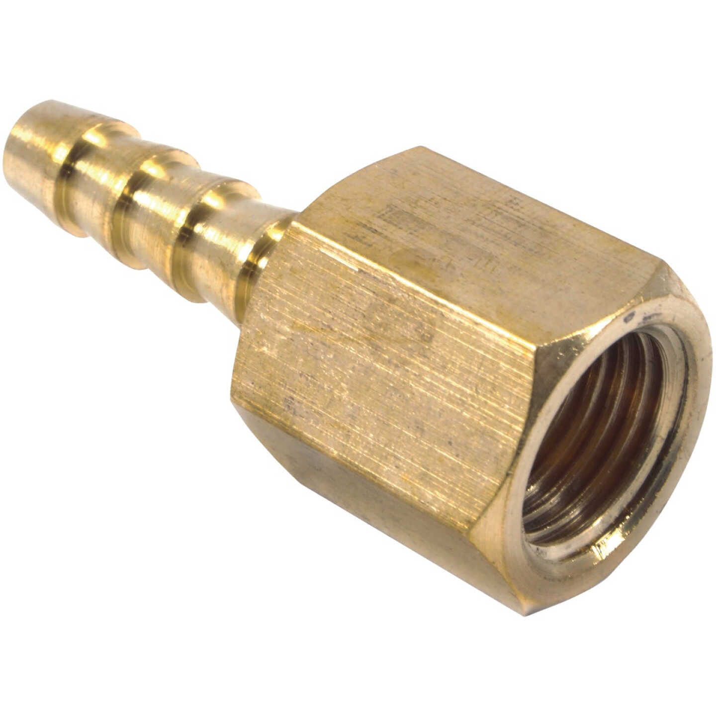 Forney 1/4 In. Barb 1/4 In. FNPT Brass Hose End Image 1